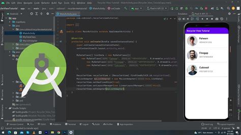 Best Recyclerview Cardview Android Studio Tutorial For Beginners Youtube