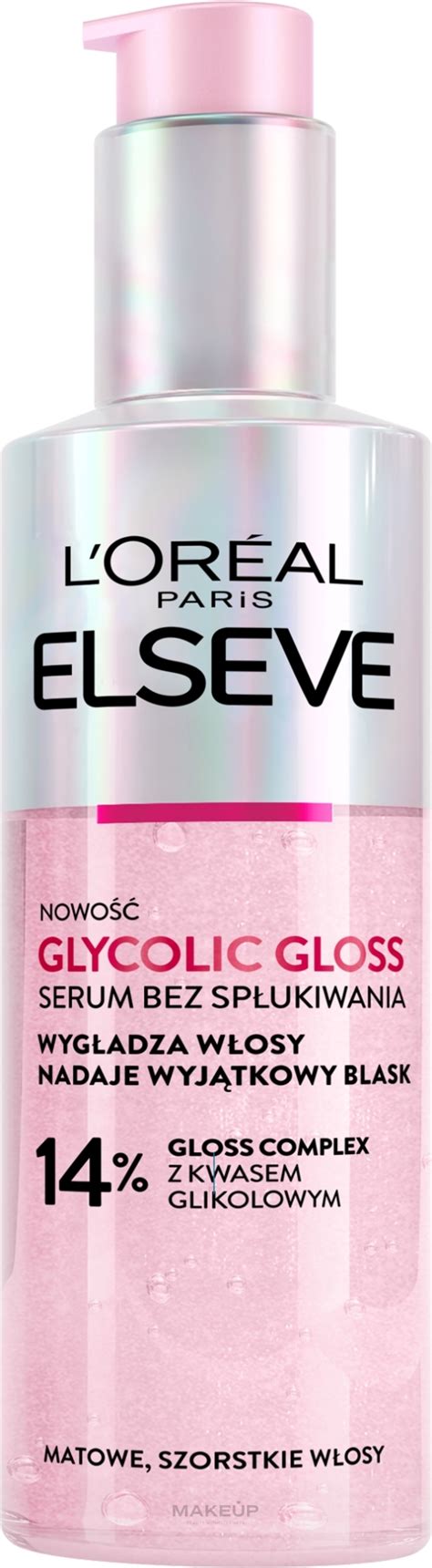 LOréal Paris Elseve Glycolic Gloss Серум за блясък на косата без