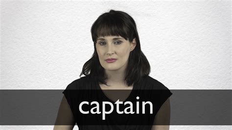 How To Pronounce Captain In British English Youtube