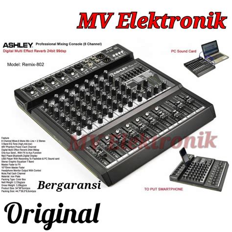 Jual Mixer Ashley Remix Original Mixer Channel Ashley Remix