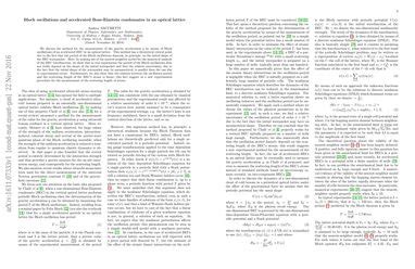 Bloch Oscillations And Accelerated Bose Einstein Condensates In An