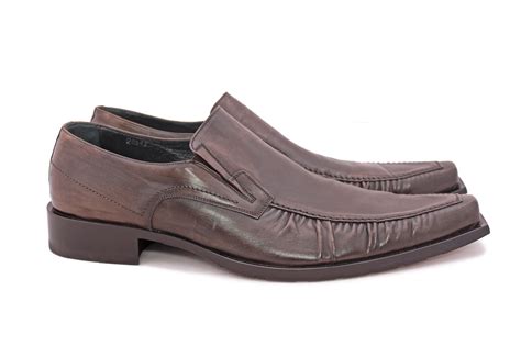 Dino Bigioni Men's Italian Brown Leather Narrow Toe L… - Gem