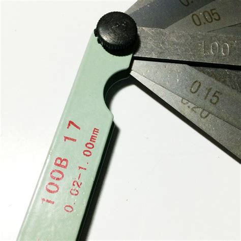 Diagram Of Feeler Gauge At William Commander Blog