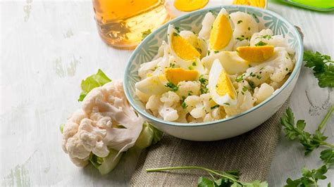 Ensalada De Coliflor Con Huevo Duro Hacelo Con Huevos Costa Rica