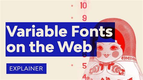 Variable Fonts On The Web Explained Youtube