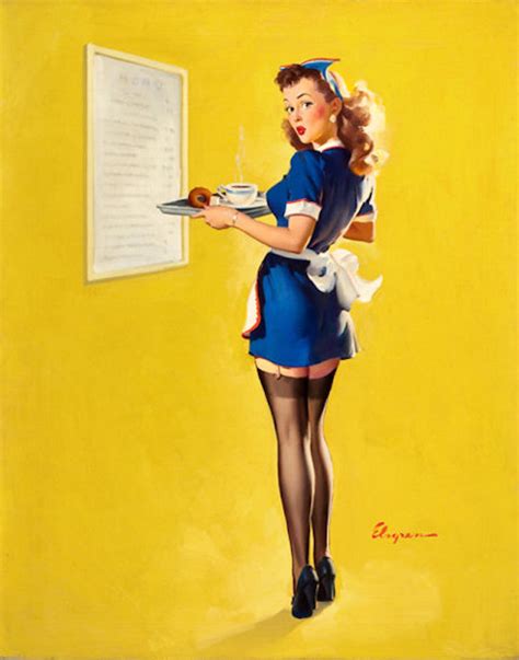Gil Elvgren Island Memories GAY NYMPH Original NUDE Painting Etsy