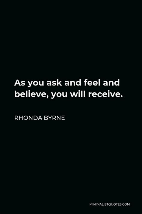 Rhonda Byrne Quote To Attract Money You Must Focus On Wealth It Is