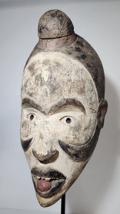 Superbe Masque Bois Kongo Congo Rdc Catawiki