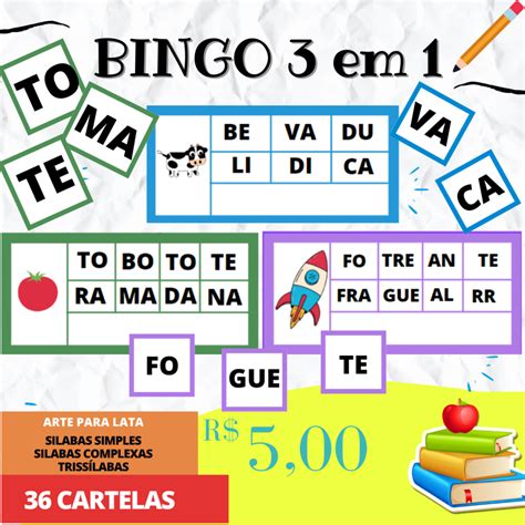 Bingo De Sílabas Complexas Para Imprimir