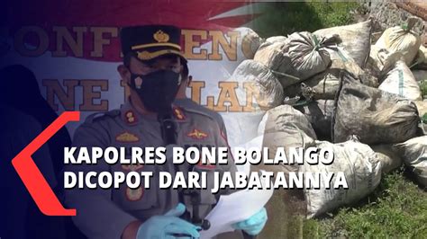 Diduga Terlibat Kasus Batu Hitam Kapolres Bone Bolango Dicopot Dari