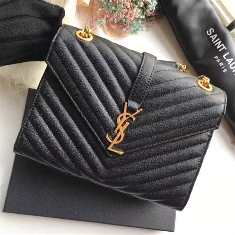 Réplicas De Ysl Saint Laurent Niki Tamaño De 24 Cm Negro Replicas