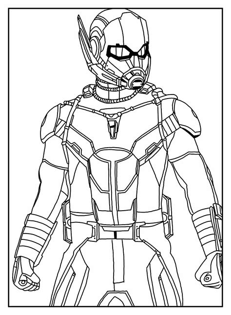 Desenho Do Homem Formiga - Desenhos do Homem Formiga para Colorir e Imprimir