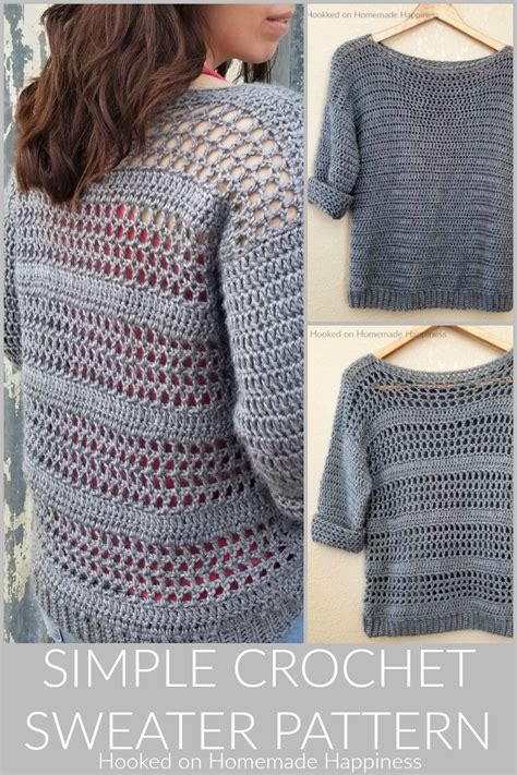 Unveiling The Simplicity Of Crochet Easy Patterns For Beginner Sweater