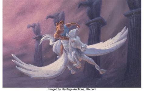 Hercules Concept Art/Color Model Painting (Walt Disney, 1997).... | Lot ...