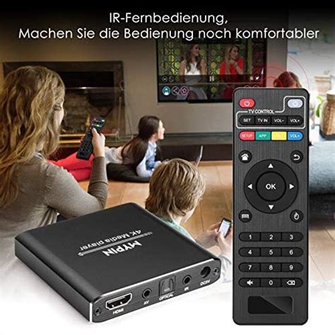 Reproductor Multimedia 4k Mypin Media Player Con Control Remoto Para