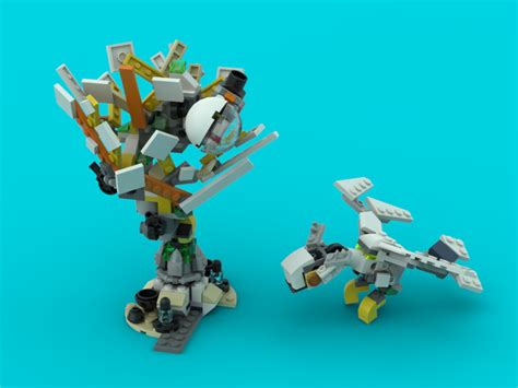 Lego Moc 31115 The Fanling And The Wyrm Tree A Cycle Of Rebirth By