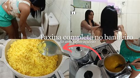 Vlog Almo O No Capricho Faxina No Banheiro Um Dia Comigo Evania