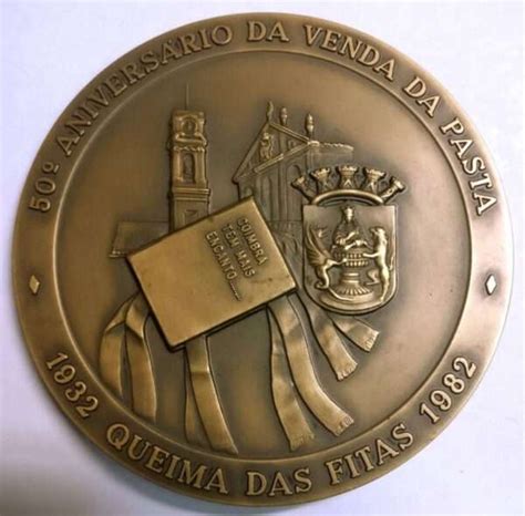 Medalha Coimbra Queima Das Fitas Filatelia Do Chiado