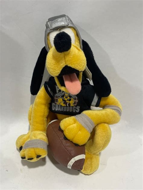 Disney, Pluto, Player, Dog, Plush, Soft, Huggable, Toy, Figure, Cartoon ...