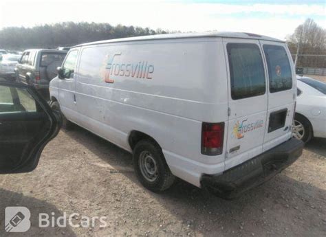 Ford Econoline Cargo Van Ftre Ha Bid History Bidcars