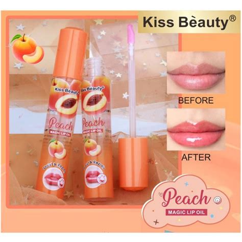 Kiss Beauty Peach Magic Lip Oil Moist Repair Lazada Co Th