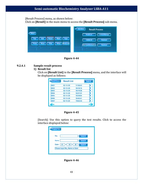 Semi automatic Biochemistry Analyzer LSBA-A11 Operating Manual