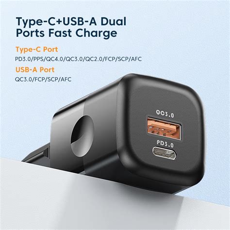 Gan Chargerkuulaa W W Fast Charger Qc Pd Wall Charger W