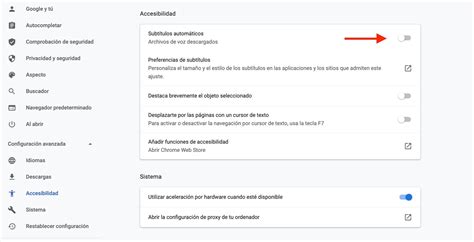 Cómo activar los subtítulos automáticos de Google Chrome para que