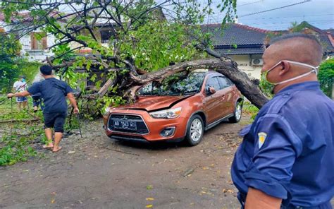 Tak Hanya Hujan Es Sleman Dilanda Angin Kencang Ini Data Kerusakannya