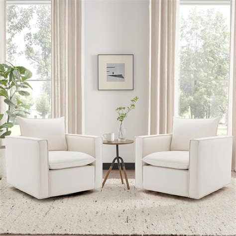 Amazon Swivel Accent Chair Set Of Wide Upholstered Arm