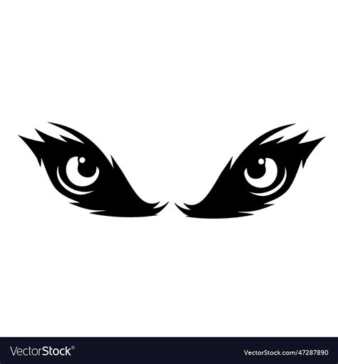 Monster Eyes Image Royalty Free Vector Image Vectorstock