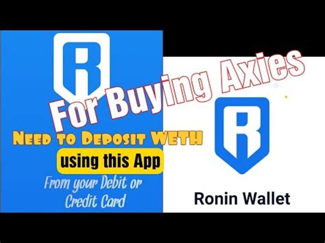 How To Buy WETH For Axie Infinity In RONIN Apps Android Mobile YouTube