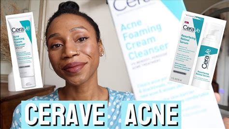 Cerave Resurfacing Retinol Serum And Acne Foaming Cream Cleanser Review