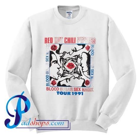 Red Hot Chili Peppers Blood Sugar Sex Magik Sweatshirt PADSHOPS