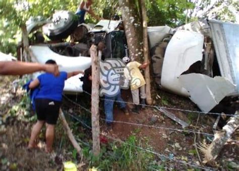 Cami N Cargado De Ganado Vuelca En La Carretera Estatal