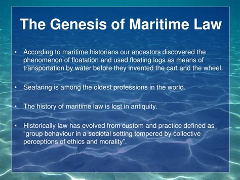 Ppt Maritime Law In A Historical Perspective Powerpoint Presentation