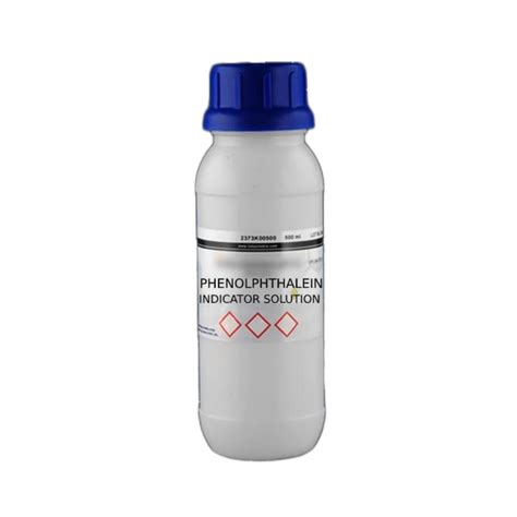 500ml Phenolphthalein Indicator Solution