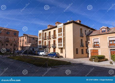 Traditional Spanish Architecture in the Old Town of Segovia, Spain ...