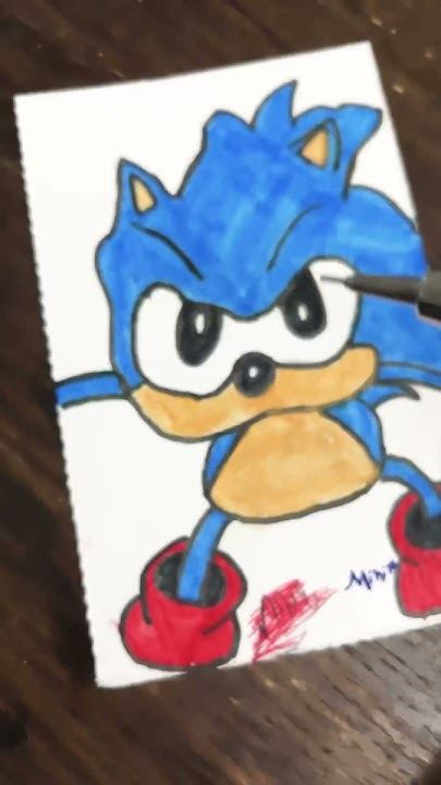 Sonic Drawing Youtube