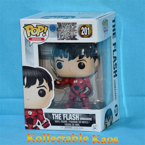 Justice League Flash Unmasked Pop Vinyl Figure