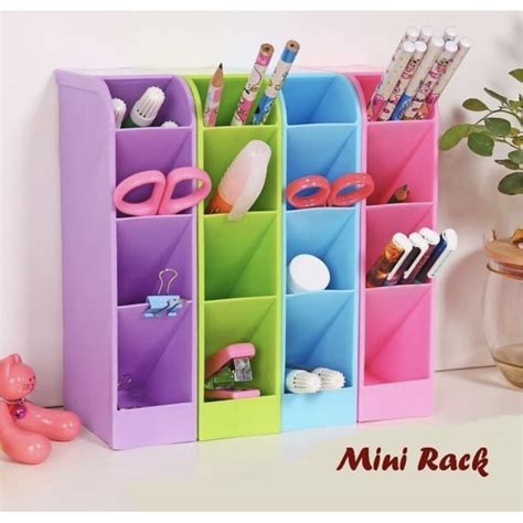 Jual Rak Mini Organizer Keranjang Meja Sekat Rak Alat Tulis Kantor