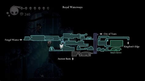 Hollow Knight Royal Waterways Map Maps For You