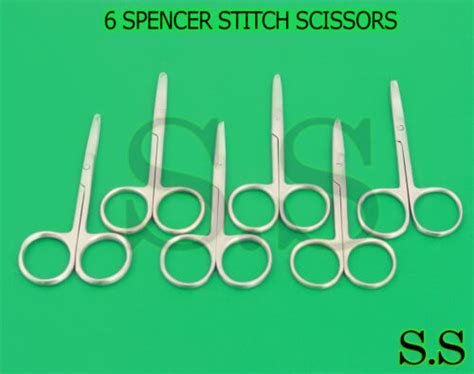 6 SPENCER STITCH SUTURE SCISSORS 3 5 SURGICAL VETERINARY EBay