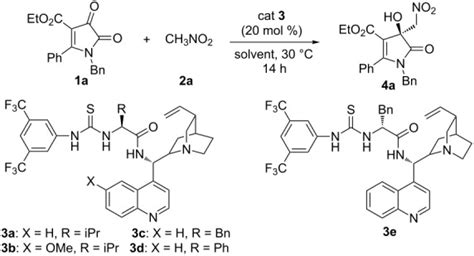 Organocatalytic Asymmetric Henry Reaction Of 1H Pyrrole 2 3 Diones With