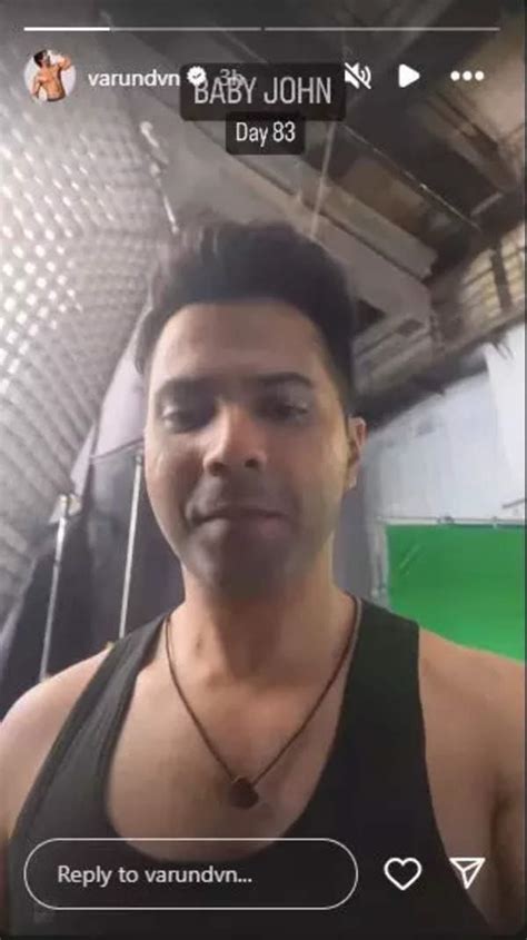 Varun Dhawan Shares Bts Video From The Sets Of Baby John Says He S