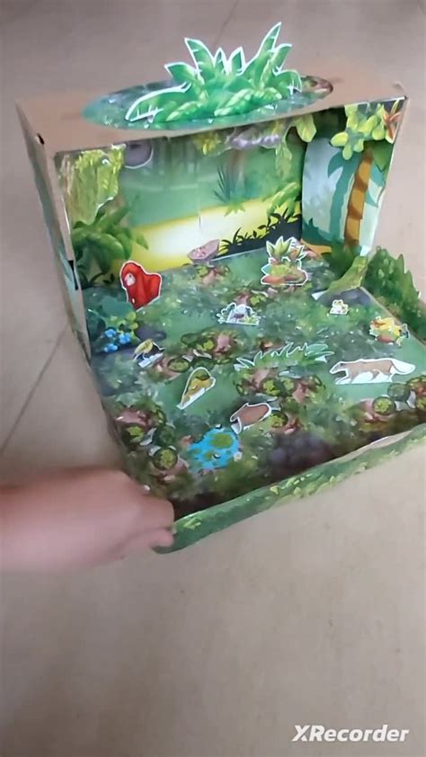 Tropical Rainforest Diorama Shoebox