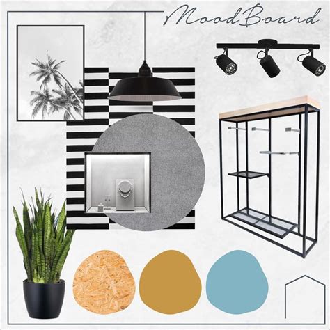 The Mood Board Is Filled With Different Colors