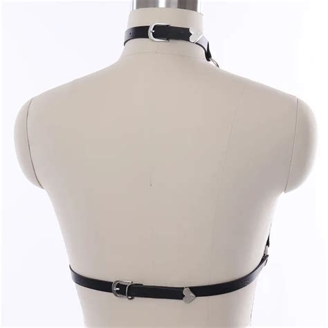 Gothic Leather Punk Choker Belt For Women Sculpting Harness With