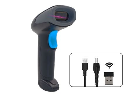 Black D Handheld Wireless Barcode Scanner Certification Ce