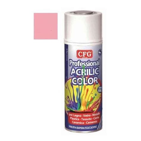 CFG Smalto Acrilico Professionale Rosa Ral 3015 400ml SP3015